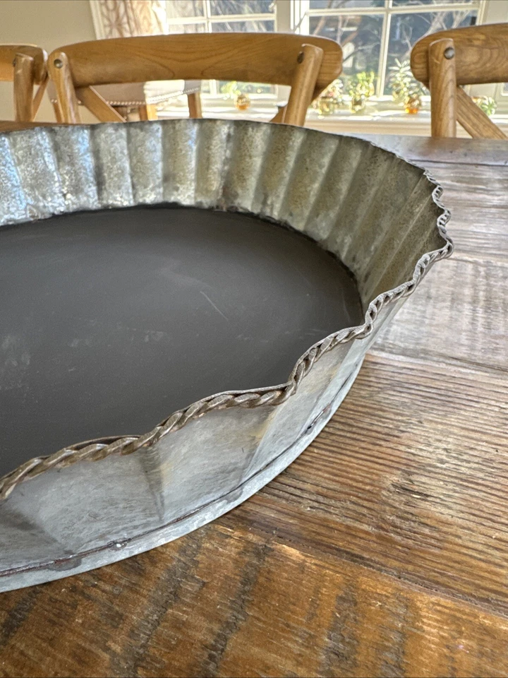 Creative Co-op Bottlecap Round Tin Chalk Board - Small Chalkboard For Bar - NEW - Image 4 of 4