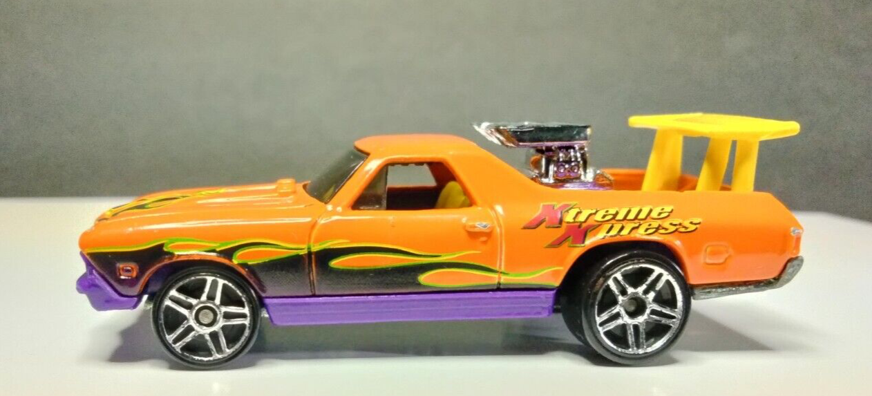 1968 Chevrolet El Camino Orange Hot Wheels Loose Diecast 1:64 1999 - Loose
