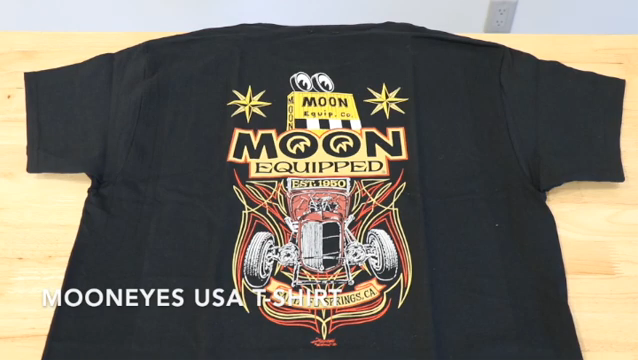 Herren T-Shirt Mooneyes Moon Equipped 1932 Ford Hot Rod Baumwolle MQT161BK