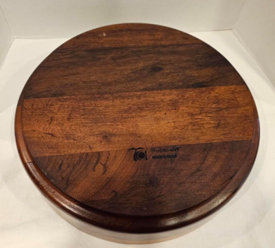 Jean Gillon Tropic Art Made in Brazil Jacaranda Wood Large Bowl 15