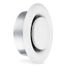 calimaero® Round Vent Cover TVSA 6 Inch Small Round Air Vent with adjustabl