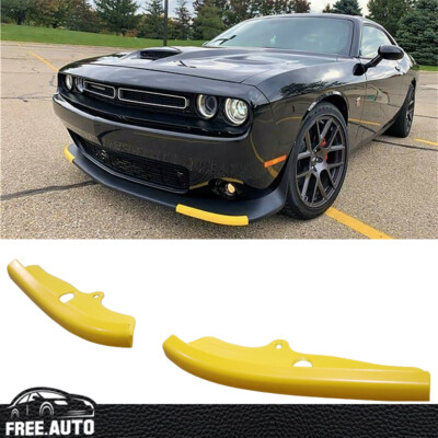 challenger ケース　madeinchallenger Fit 15-23 Dodge Challenger RT Front Bumper Lip Splitter Guard