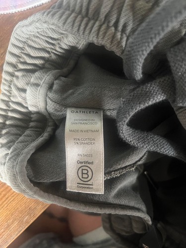 Athleta Farallon Hose Damen 2 Petite Jogger Comfort Stretch Tapered Lounge grau - Bild 8 von 8