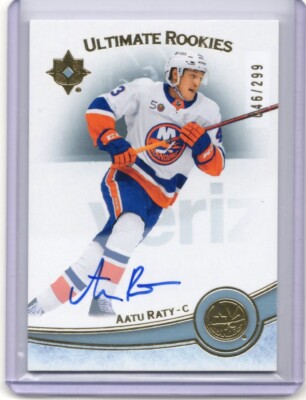 2022-23 Ultimate Collection #151 Aatu Raty Ultimate Rookies Auto RC NYI /299