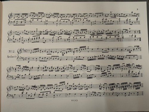 Johann Georg Albrechtsberger: Twelve new Easy Preludes for Organ: Music Score - Picture 3 of 3