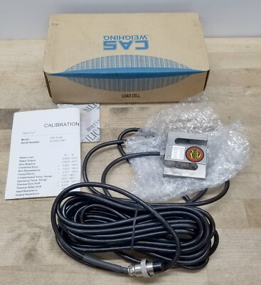 New In Box CAS SBA-50LB MAX 50 LB S-Beam Load Cell NTEP