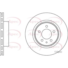 Apec Rear Brake Disc DSK2910 - OE High Quality Precision Engineered Part