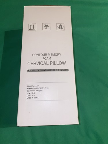 Cervical Pillow for Neck Pain Relief, Hollow Design Odorless Memory Foam T1 - 第 1/4 張圖片