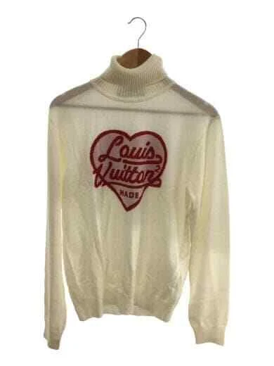 LOUIS VUITTON NIGO Intarcia Heart Turtleneck Knit Sweater M Wool
