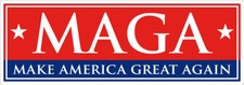 MAGA - Make America Great Again - Donald Trump - Printed Decal / Sticker