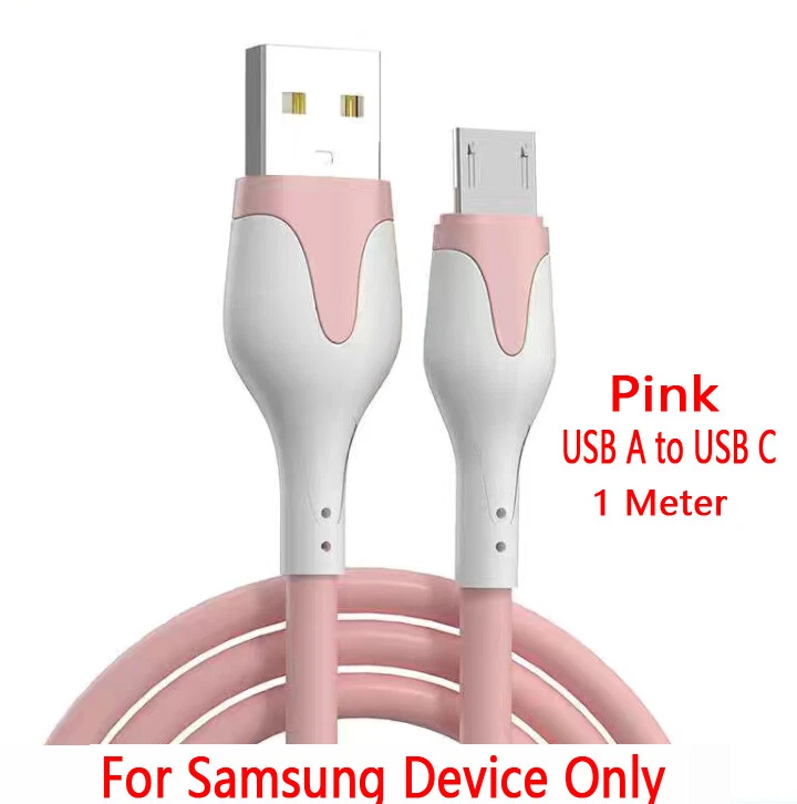 Fast Charger For Samsung Galaxy S8 S9 S10+ Plus Type C USB-C Data Charging Cable - Image 3 of 4