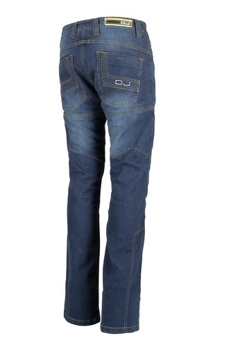 Jeans Mujer Técnicos Moto OJ Muscle Azul Señora Tamaño 48 Reforzado Protecciones - Imagen 2 de 3