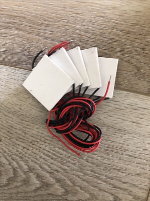 5 PCS TEC1-12706 Heatsink Thermoelectric Cooler Cooling Peltier Module 12V 60W