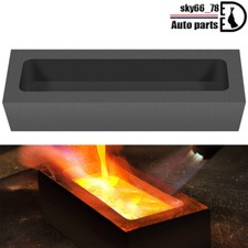 2KG Gold Silver Graphite Ingot Bar Mold for Melting Casting Refining Scrap Metal