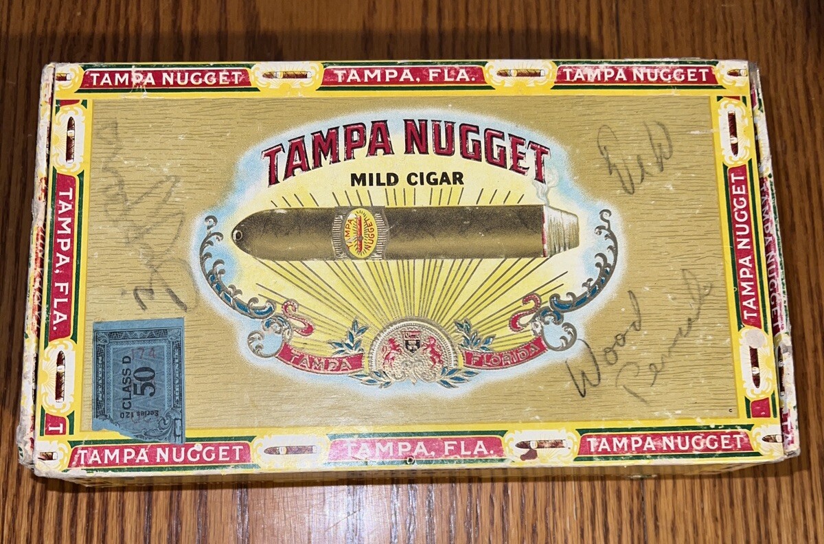 Vintage Tampa Nugget Sublimes Mild Cigar EMPTY Cigar Box eBay