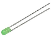 2X 304PGD2J-G5-2B Led 3 Mm GrüN 3800Mcd 60° Front: GewöLbt Luckylight