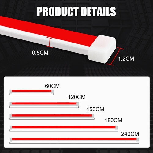 LED Car Strip lighting Decorative Lamp Universal Car Daytime Running Light 12V - Picture 5 of 18