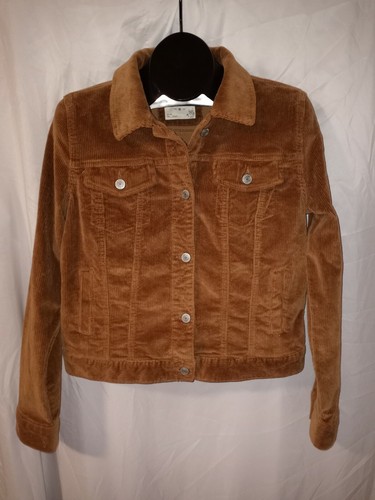 Mudd Women's Brown Corduroy Button Up 