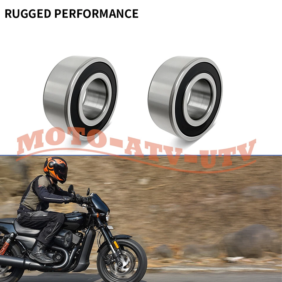 Pair Rear Wheel Bearings Kit for Harley Road King Street Glide 2000-08 #25-1394 - Image 2 of 4