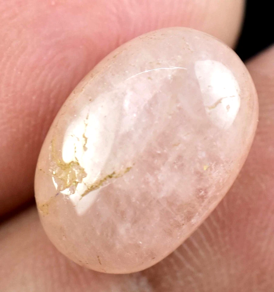 Untreated Natural Pink Morganite 7.95 CT Certified 14 mm Brazil Loose Gemstone - Image 3 of 4
