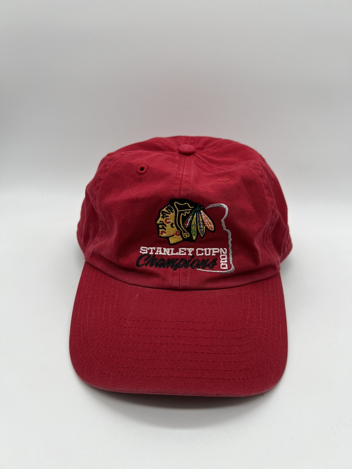 2010 '47 Chicago Blackhawks Stanley Cup Champions hat, slide buckle adjustable
