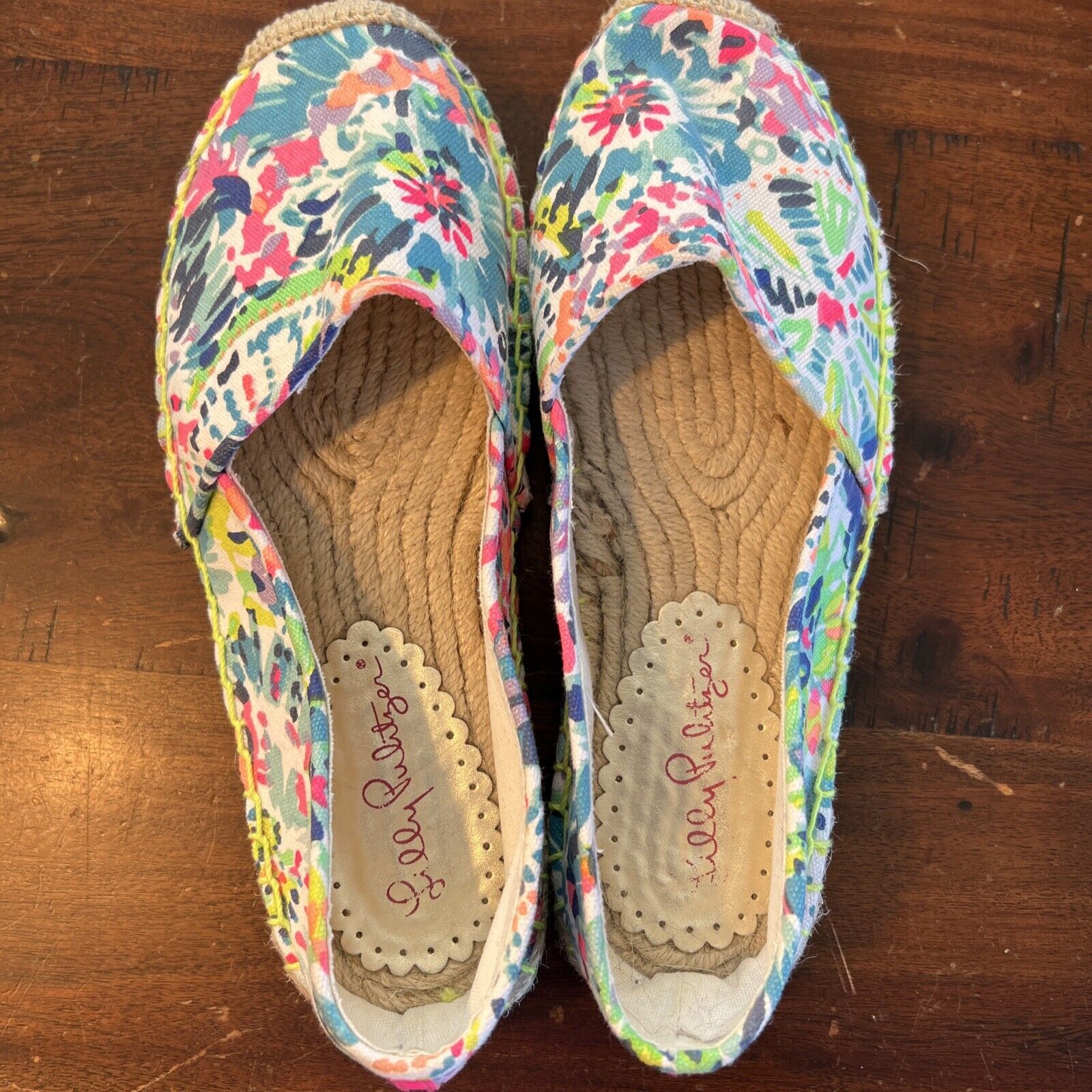 Lilly Pulitzer Espadrilles Shoes Women’s Size 8 S… - image 5