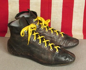 vintage boxing boots