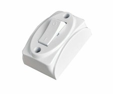 Techly Interruttore di corrente 2A 250V da muro bianco