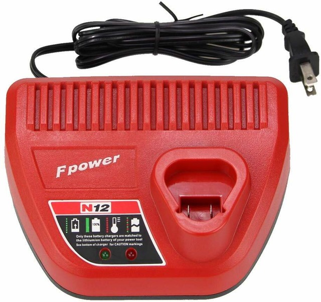 Fhybat Replacment M12 Charger For Milwaukee 12v Lithium Ion 48 59 2401 48 11 244 For Sale Online