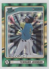 2024 Panini Donruss Rated Prospects Green Laser Termarr Johnson #177 14lc
