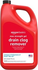 Amazon Basics Max Strength Drain Cleaner Gel, Hair Clog 80 Fl Oz Pack of 1