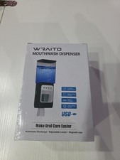 WRAITO Automatic Mouthwash Dispenser Bathroom Wall Mounted Oral Care Easier