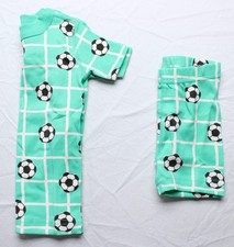 Hanna Andersson Toddler's Short John Cotton Pajama Set CA4 Goal Size 3T NWT