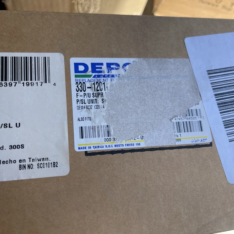 Luz de señal de giro para Ford F-250 Super Duty 2005-2007 lente de plástico lado del conductor Foto 3 de 4