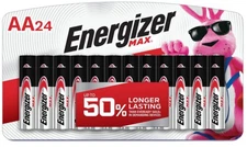 (1) (24 PACK) Energizer MAX AA Alkaline Batteries
