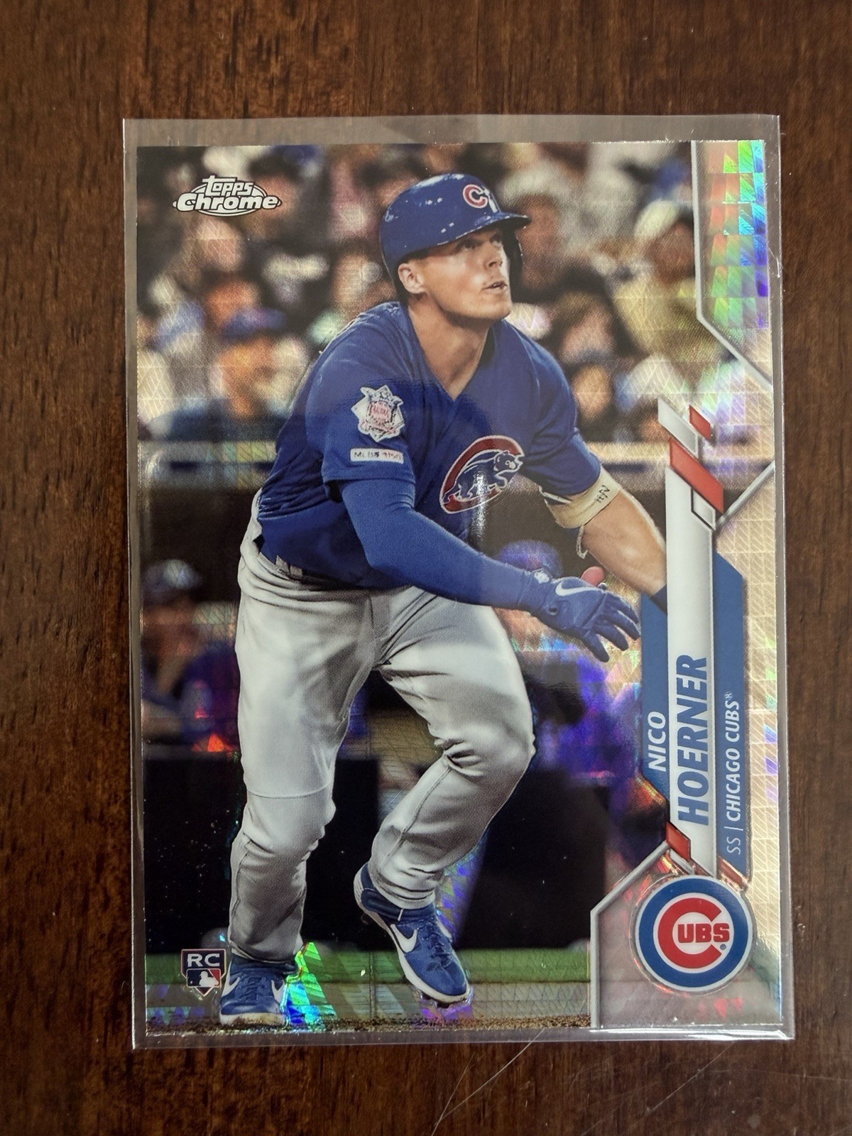 2020 Topps Chrome - Nico Hoerner #161 Prism Refractor (RC)