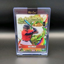 Wild Card Lucky Charm Ike Irish Rookie Baseball Card 2026 One of One 1/1