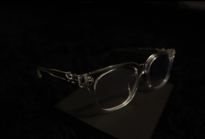 10 Sold Chrome Hearts Clear Frame Glasses ( No Box)