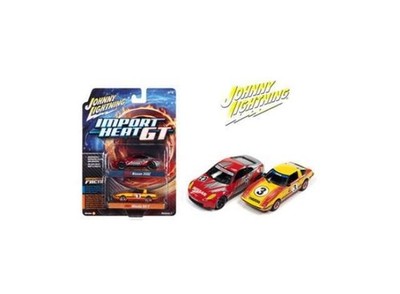Johnny Lightning JLSP241A Import Heat/GT 2-pack Nissan, Mazda 1:64
