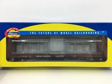 HO Athearn 88109 Southern Railway 60’ Bulkhead Flat Car SOU #114372 Metal Wheels