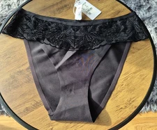 Gisela Womens XL Black Sexy Briefs Knickers Panties ~ New & Free P&P