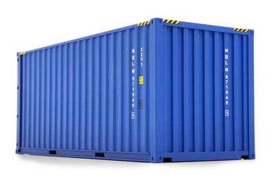 MARGE MODELS - 20ft Blue Sea Container - 1/32 - MAR2323-01