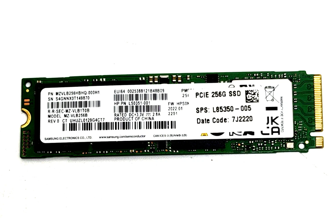 Samsung M.2 Interface 256 GB Solid State Drives for sale | eBay