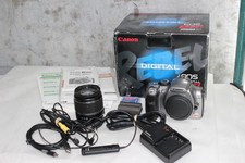 Canon EOS Digital Rebel EF 18-55mm - DSLR Camera kit - Tested/Works READ-sticky