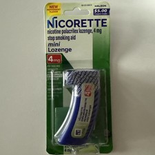 Nicorette Mini Lozenge Mint - 4MG 20CT Expires 01/27