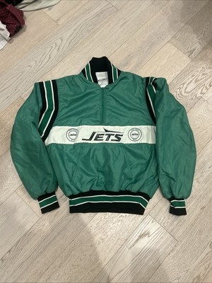 Vintage Delong New York Jets Anorak Windbreaker Made In USA Unisex Medium