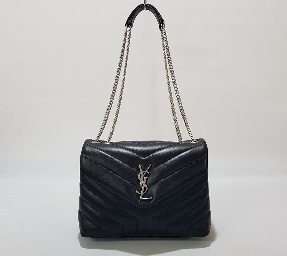 Borsa a tracolla Saint Laurent Monogram Lulu piccola 134700346