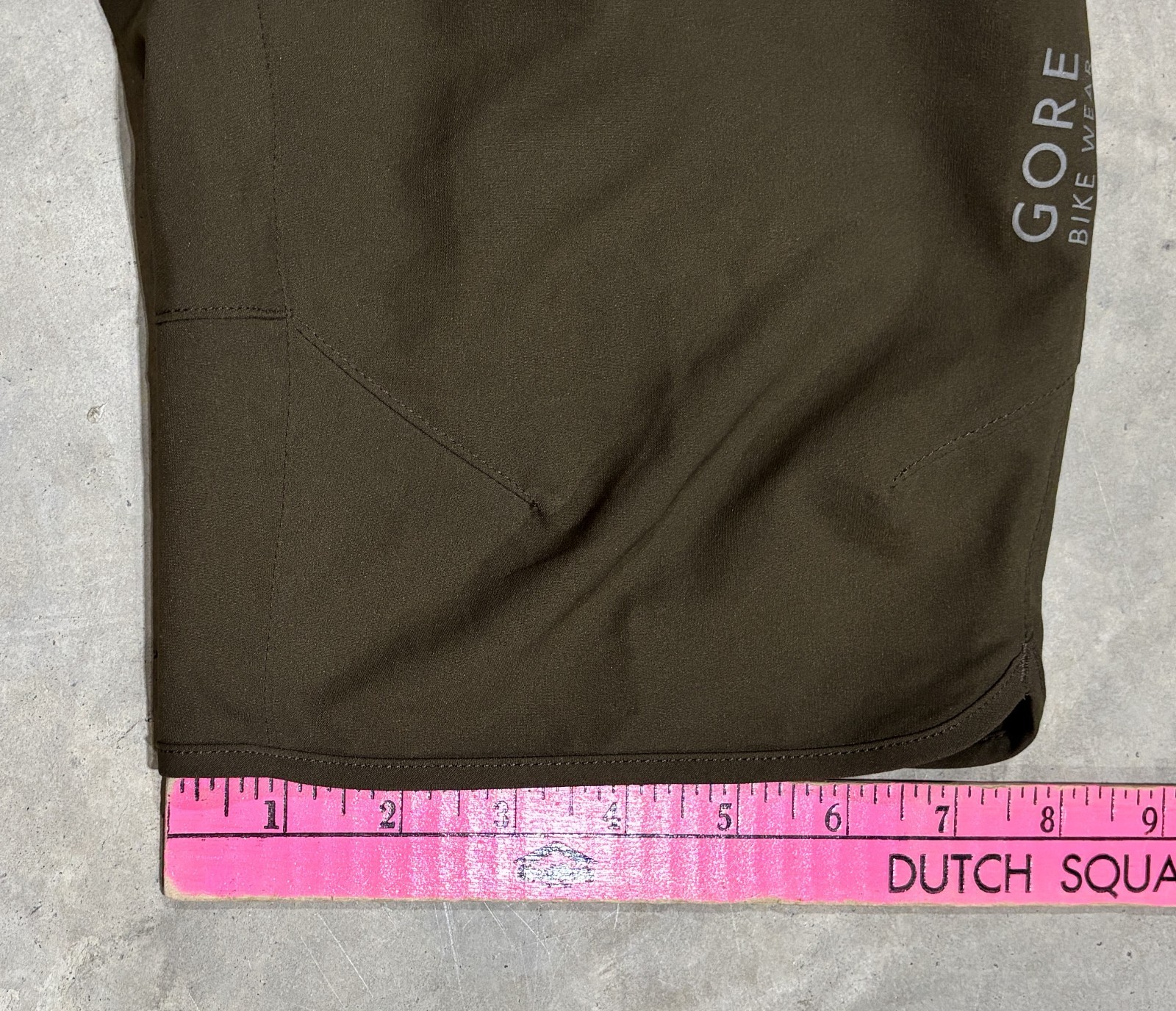 Gore Bike Wear Softshell Polyester Thigh Length Trail Shorts Womens XL Green