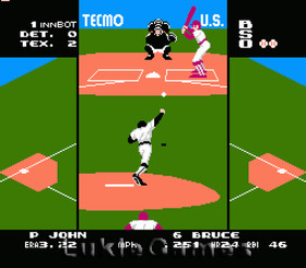 Tecmo Baseball - NES Nintendo Game