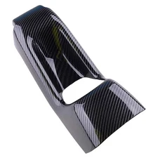 Carbon Fiber  Rear  Armrest Box  Kick Cover Trim Fit for  -V  Vezel8745